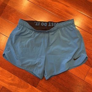 Blue Nike Dri- Fit Shorts